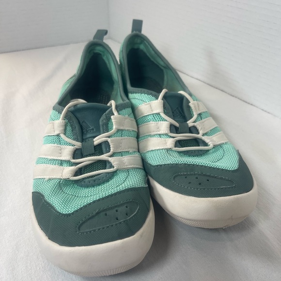 Size 10.5 - Adidas Climacool Boat Sleek Green - Picture 2 of 8